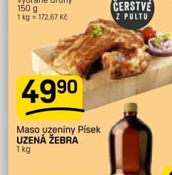 MASO UZENINY PÍSEK UZENÁ ŽEBRA