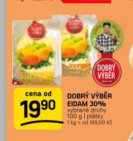 DOBRÝ VÝBĚR EIDAM 30%