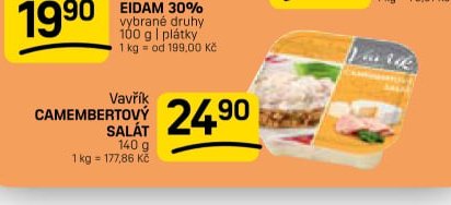 VAVŘÍK CAMEMBERTOVÝ SALÁT