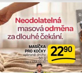 MASÍČKA PRO KOČKY