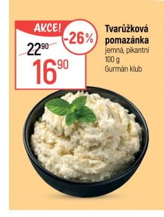 Tvarůžková pomazánka jemná, pikantní Gurmán klub