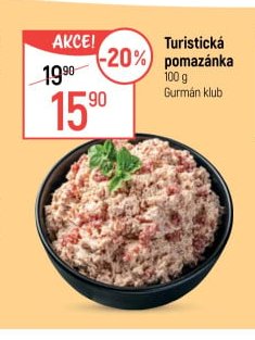 Turistická pomazánka Gurmán klub