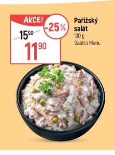 Pařížský salát Gastro Menu