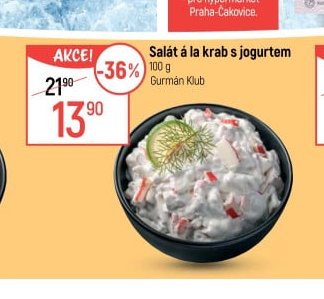 Salát á la krab s jogurtem