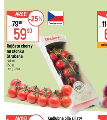 Rajčata cherry na stonku Strabena