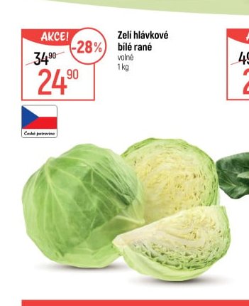 Zelí hlávkové bílé rané