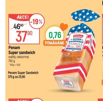 Penam Super sandwich
