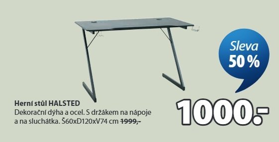 Herní stůl HALSTED