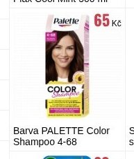 Barva PALETTE Color Shampoo 4-68