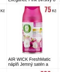 AIR WICK FreshMatic náplň Jemný satén a