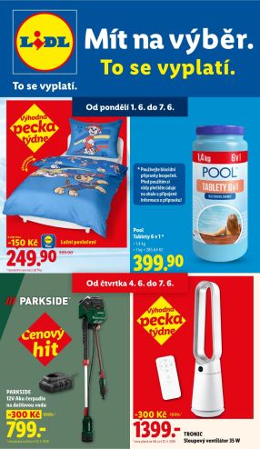 aktuální leták Lidl 1.6.2026-7.6.2026