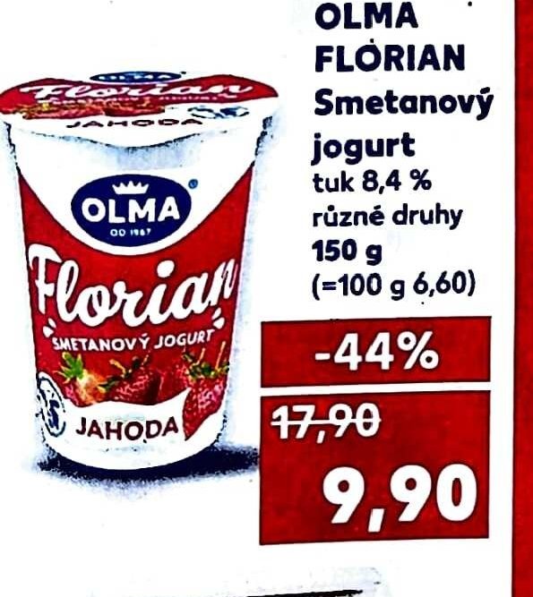 OLMA FLORIAN Smetanový jogurt 150 g