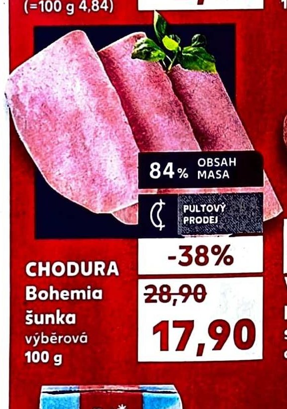 CHODURA Bohemia šunka 100 g