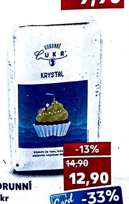 KORUNNÍ Cukr krystal/krupice 1 kg