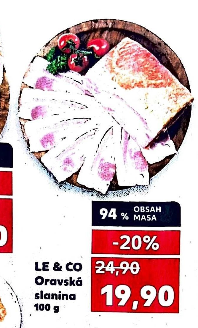 LE & CO Oravská slanina