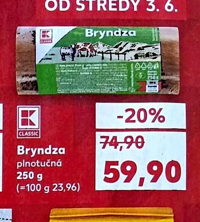 Bryndza plnotučná