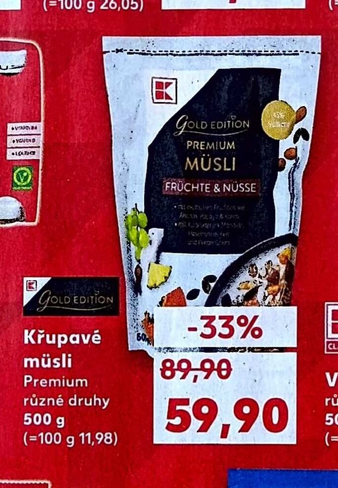 Křupavé müsli Premium