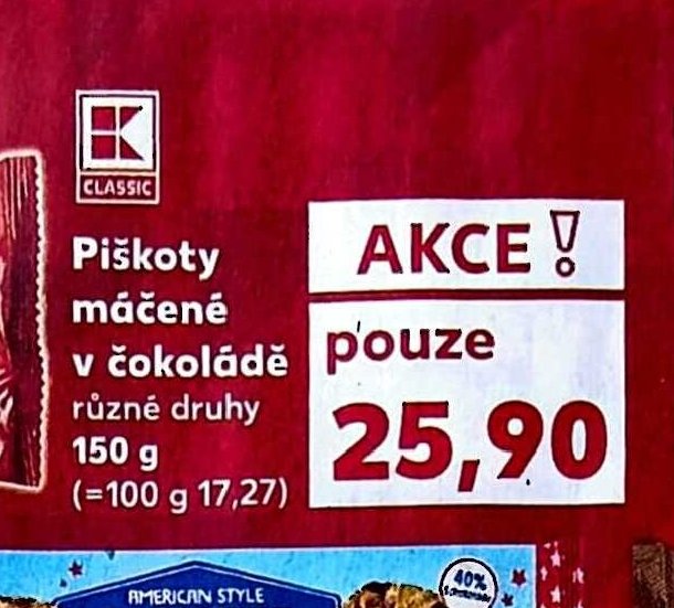 Piškoty máčené v čokoládě