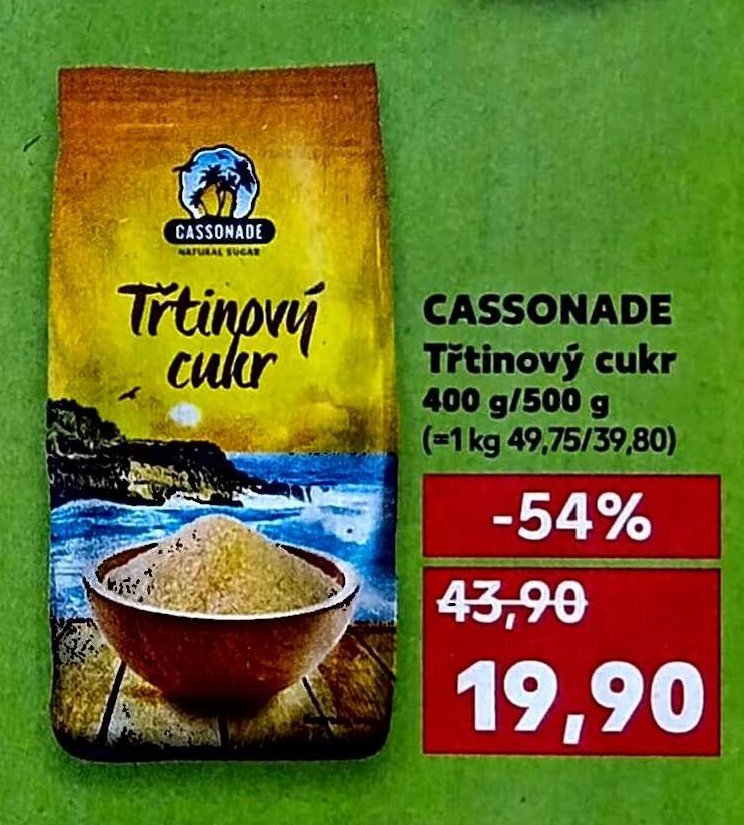 Cassonade Třtinový cukr