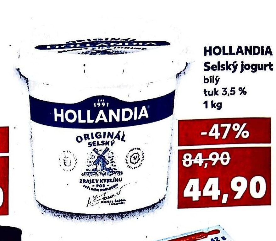 HOLLANDIA Selský jogurt