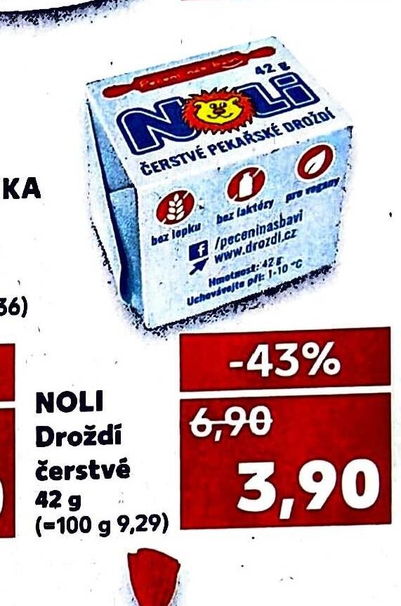 NOLI Droždí čerstvé