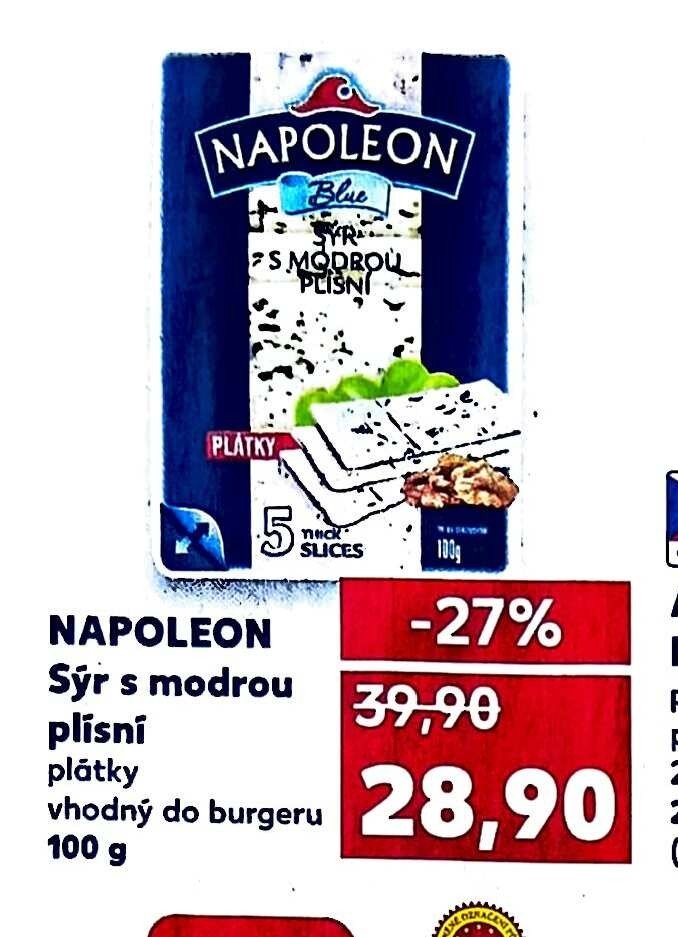 NAPOLEON Sýr s modrou plísní plátky