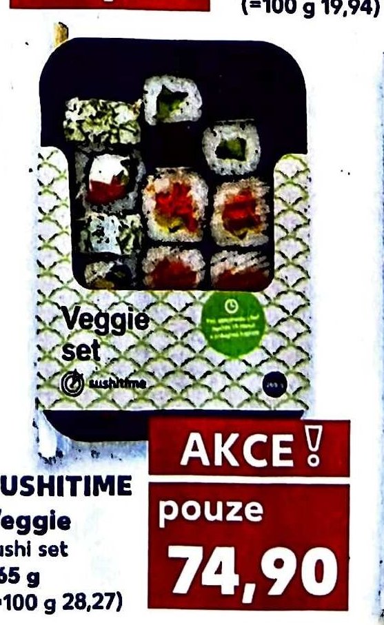 SUSHITIME Veggie sushi set