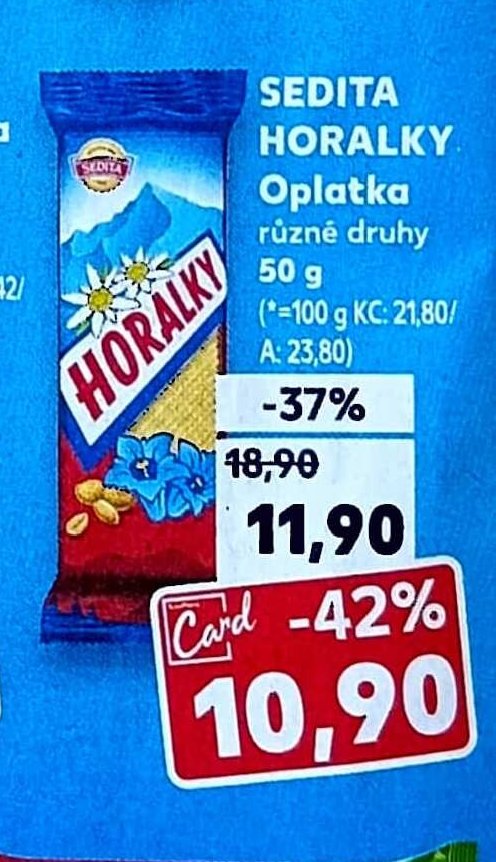 SEDITA HORALKY Oplatka