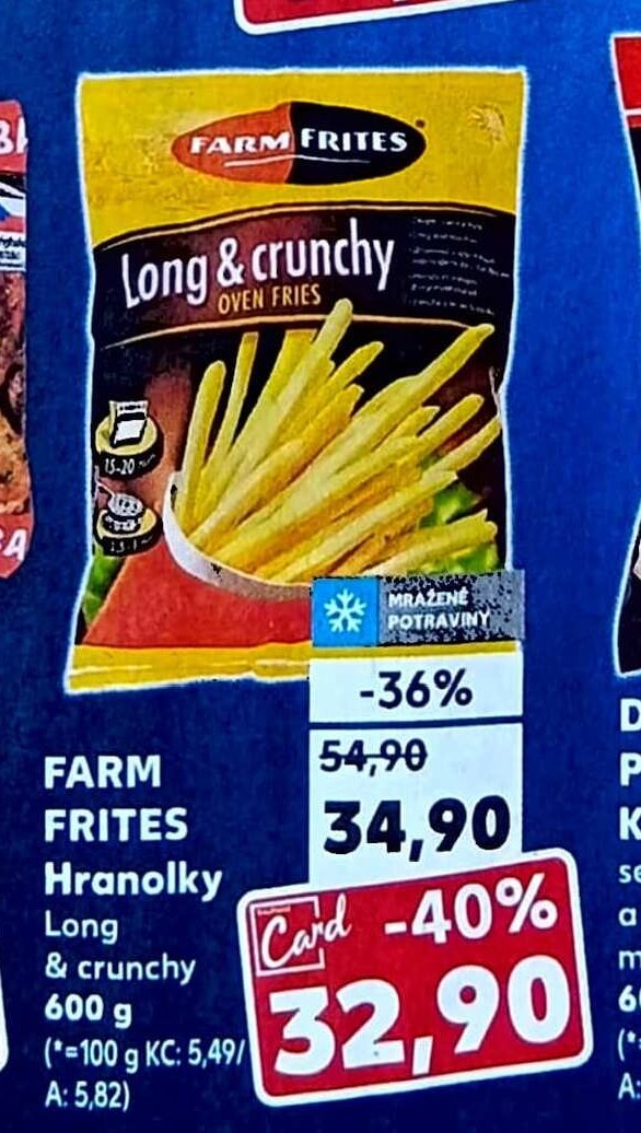 FARM FRITES Hranolky Long & crunchy