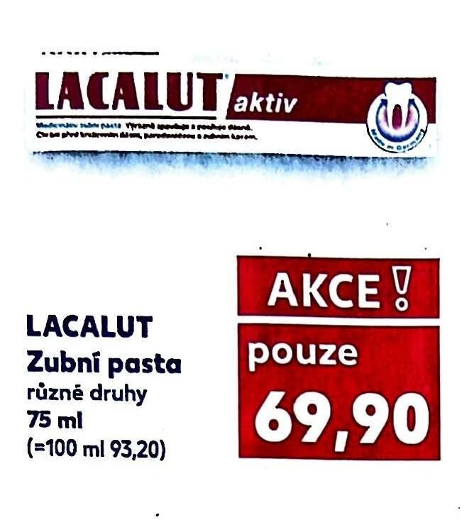 LACALUT Zubní pasta