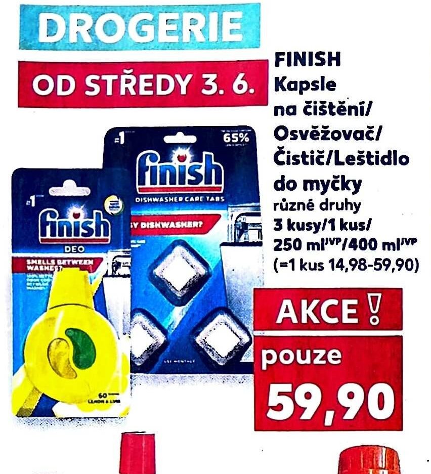 FINISH Kapsle na čištění/Osvěžovač/Čistič/Leštidlo