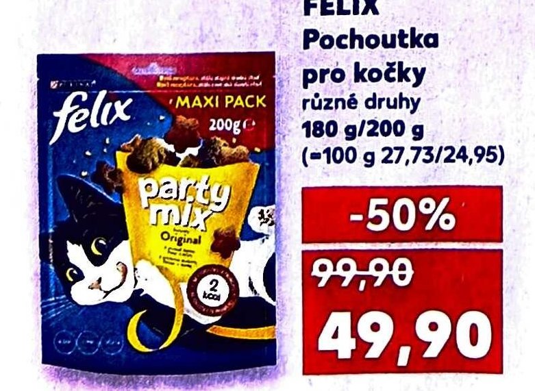 FELIX Pochoutka pro kočky