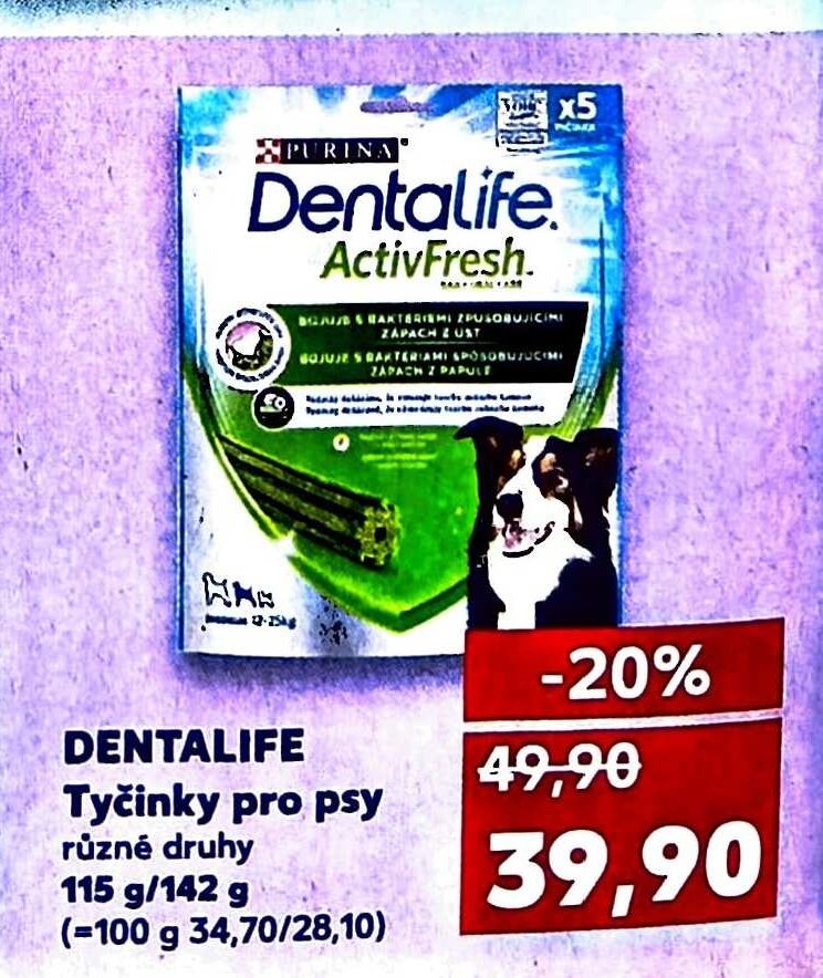 DENTALIFE Tyčinky pro psy