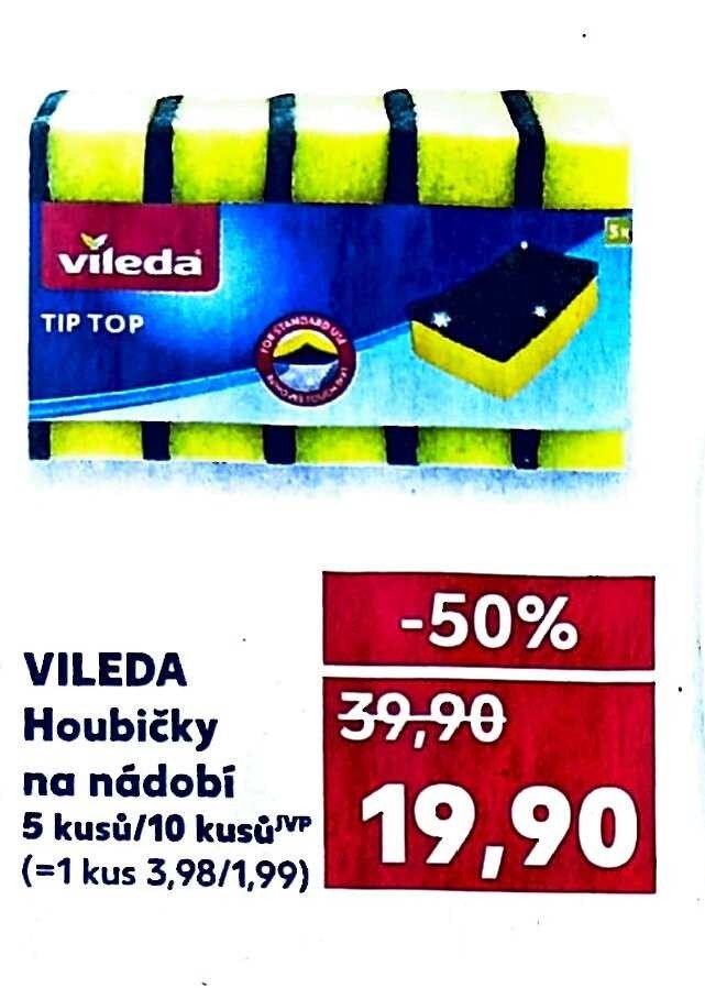 Vileda houbičky na nádobí 5 kusů/10 kusů