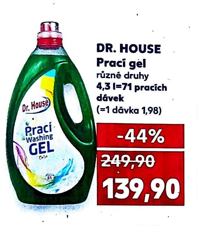 Dr. House prací gel 4,3 l