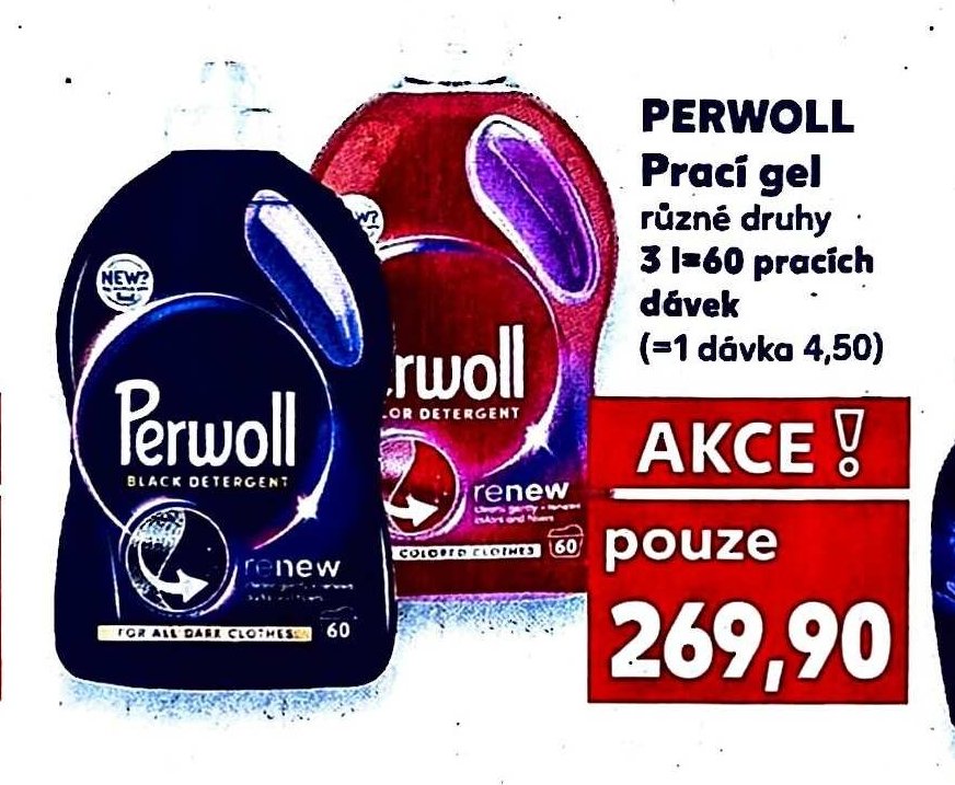 Perwoll prací gel 3 l