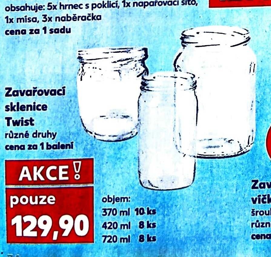 Zavařovací sklenice Twist