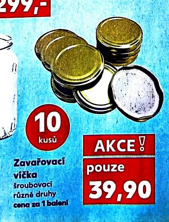 Zavařovací víčka