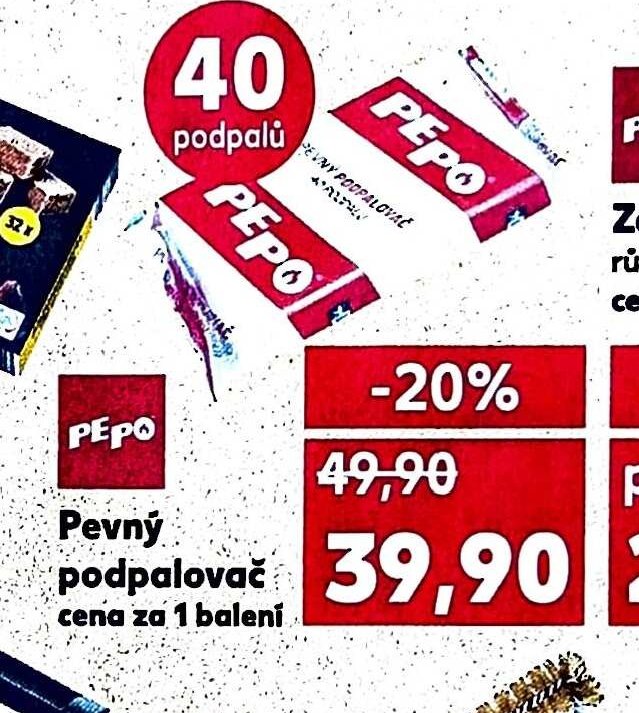 Pevný podpalovač