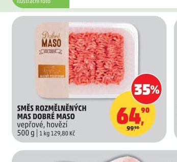 Směs rozmletých mas Dobré maso