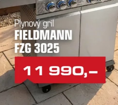 Plynový gril FIELDMANN FZG 3025