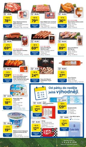 aktuální leták Tesco 3.6.2026-9.6.2026