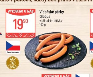 Vídeňské párky Globus