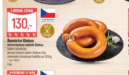 Řeznictví Globus Ochutnávkový balíček Globus