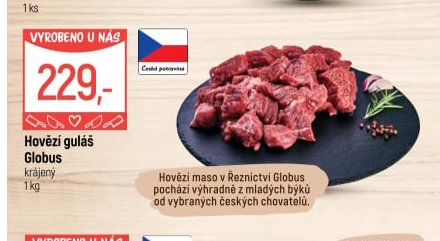 Hovězí guláš Globus
