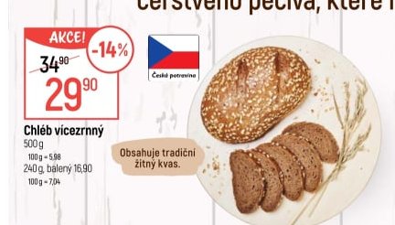 Chléb vícezrnný