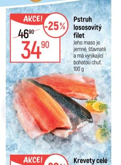 Pstruh lososovitý filet