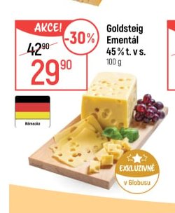 Goldsteig Ementál 45% t. v s.