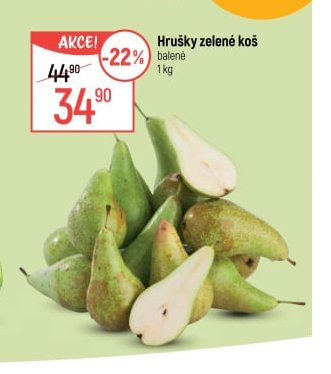 Hrušky zelené koš