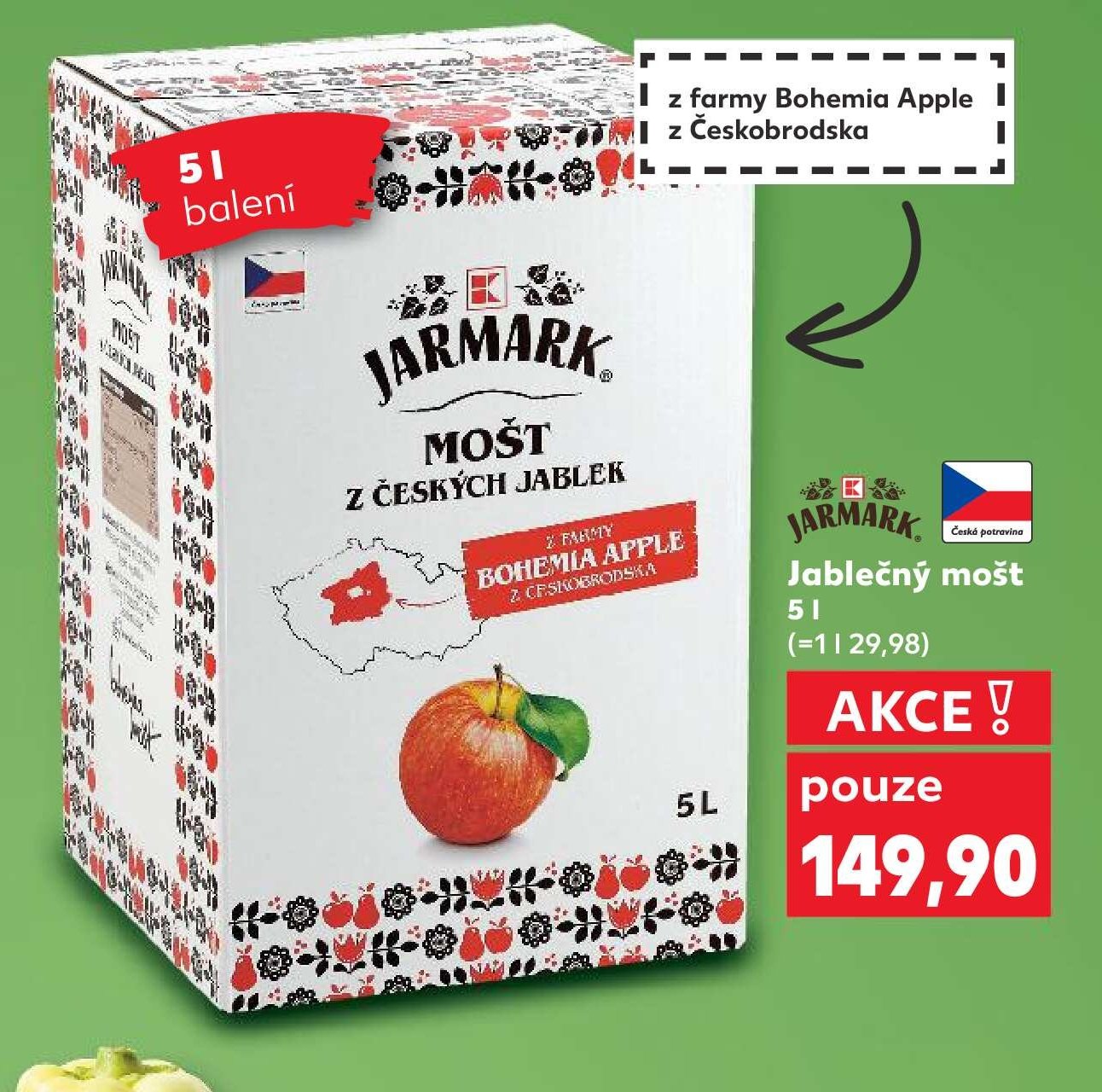 Jarmark Jablečný mošt 5 l